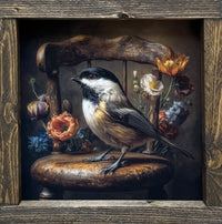 Feathered Pause Canvas Print