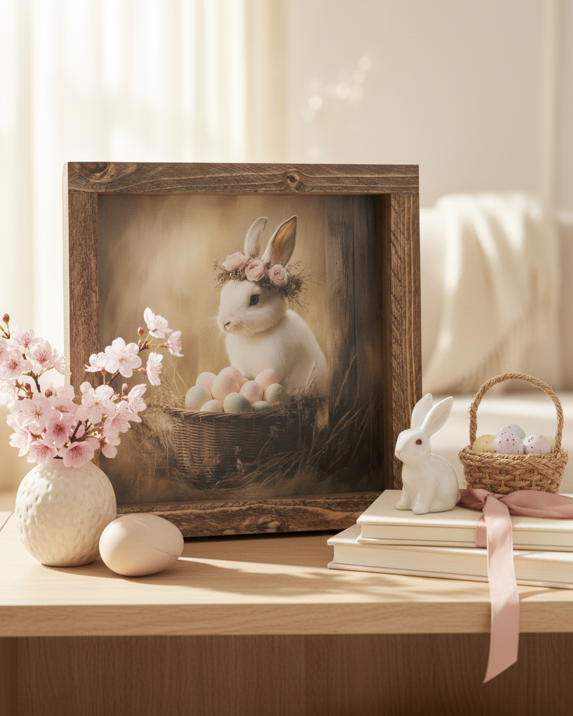 Hoppy Easter Canvas Print