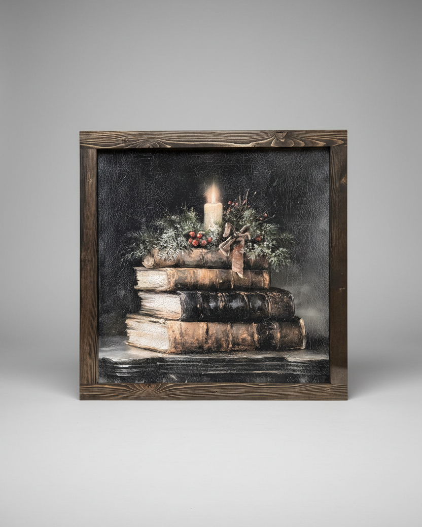 Christmas Chapters Canvas Print