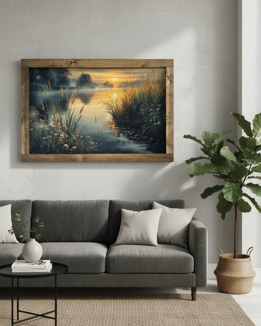 Time, Standing Easy Canvas Print