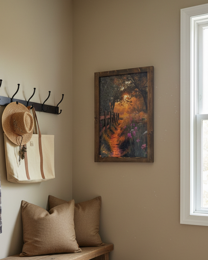 Path Of Gold Canvas Print Exclusive