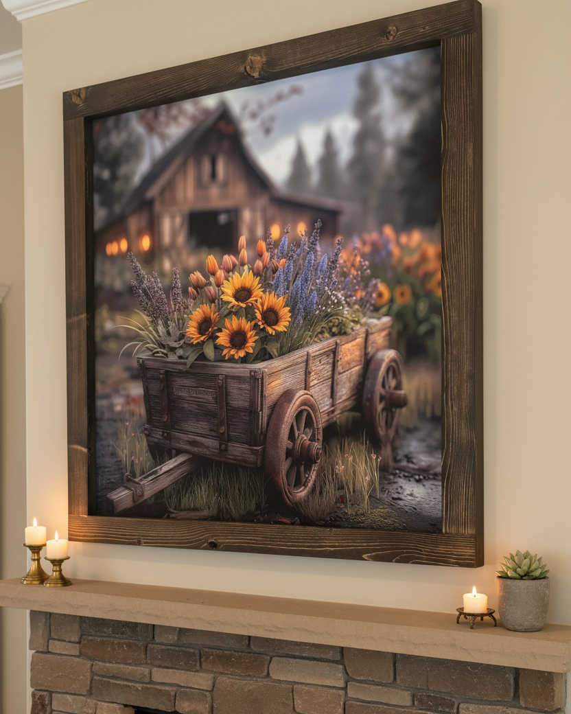 Blooms at Sundown Canvas Print