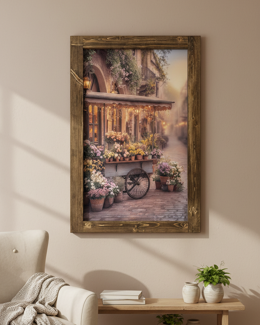 Market Day Florals Canvas Print Exclusive