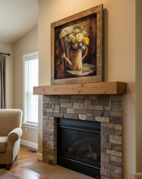 Chair Blooms Canvas Print