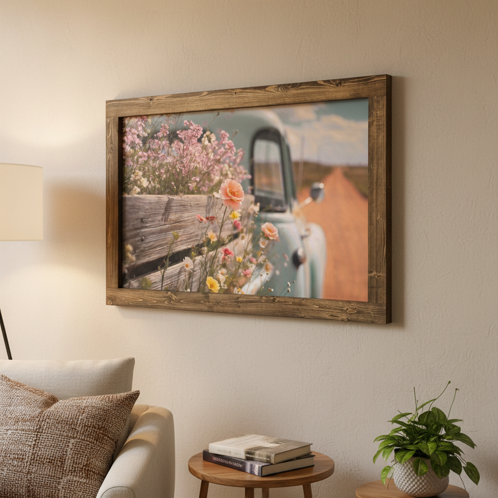 Petals on the Backroads Canvas Print