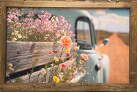 Petals on the Backroads Canvas Print