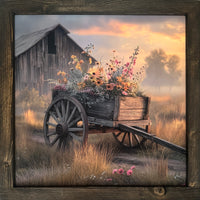 Bloomed in Grass Canvas Print