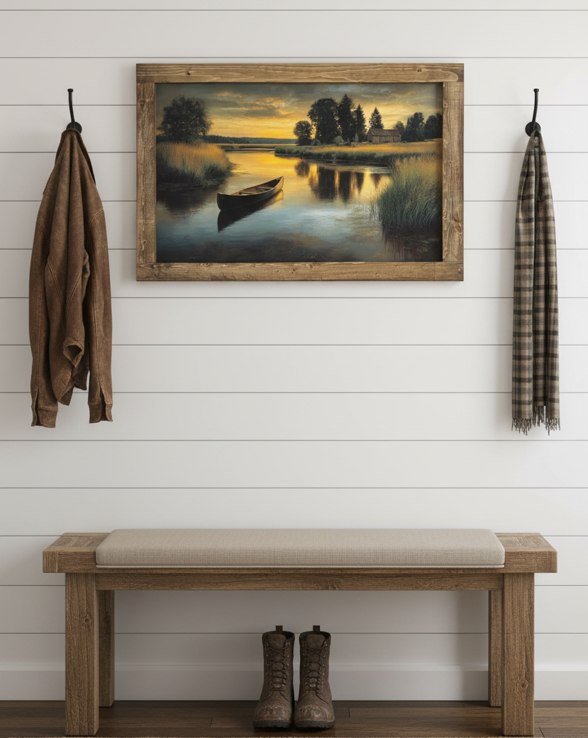 Where Light Settles Canvas Print