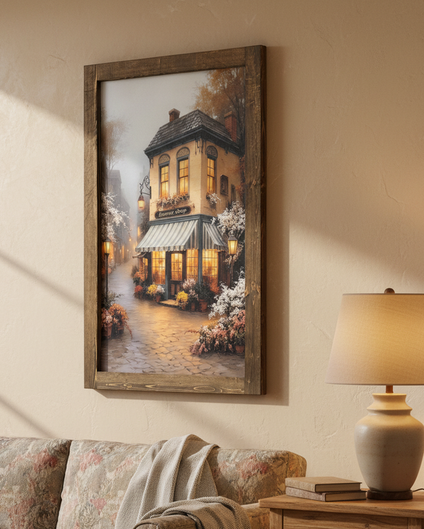 The Flower Corner Canvas Print Exclusive