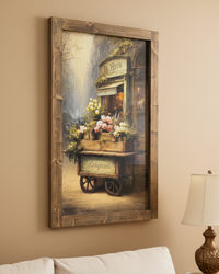 Petals on Rue Fleur Canvas Print