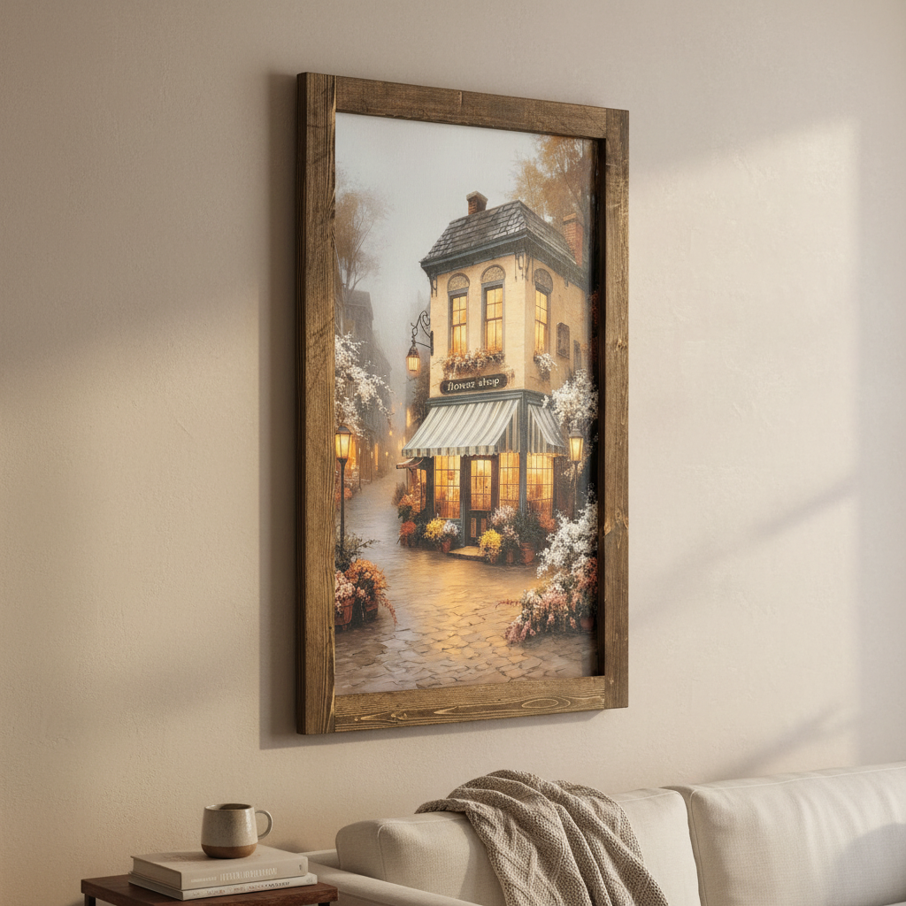 The Flower Corner Canvas Print Exclusive
