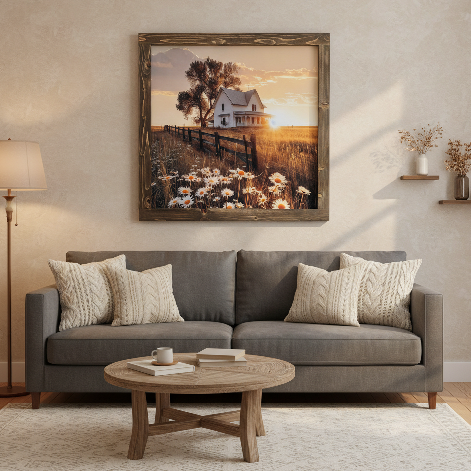 Where the Daises Grow Canvas Print Exclusive