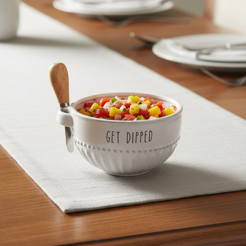 Get Dipped Bowl with Spreader