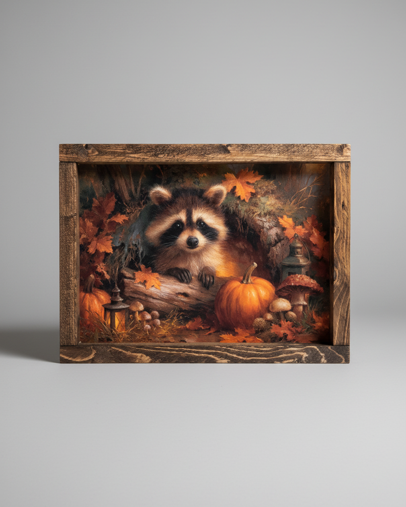 Little Pumpkin Bandit Canvas Print Exclusive