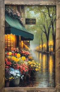 The Evening Flower Shop Canvas Print
