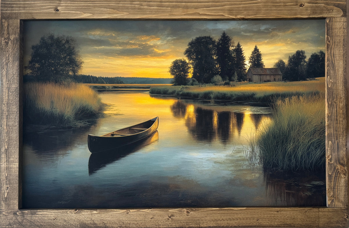 Where Light Settles Canvas Print