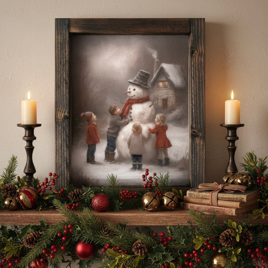 Frosty Friends Canvas Print