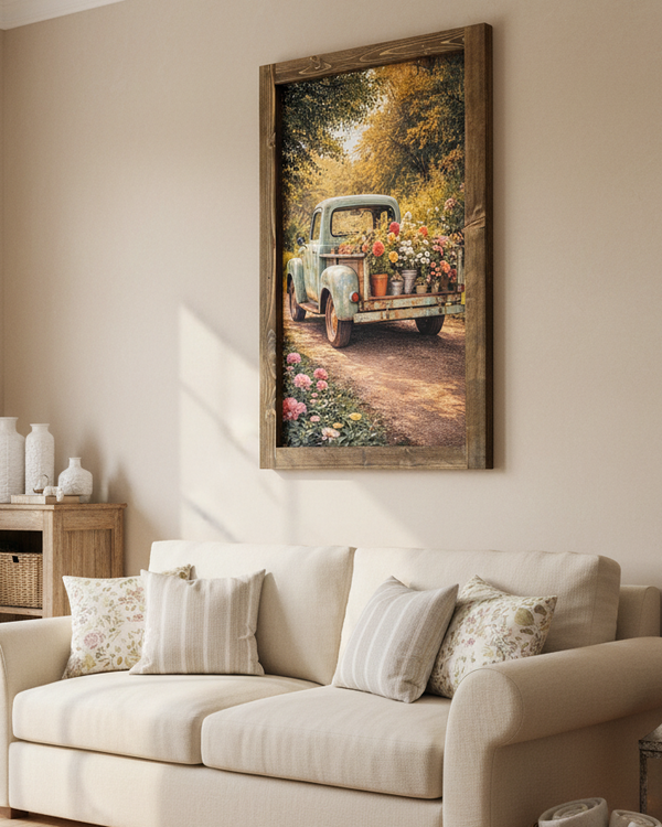 The Flower Load Canvas Print
