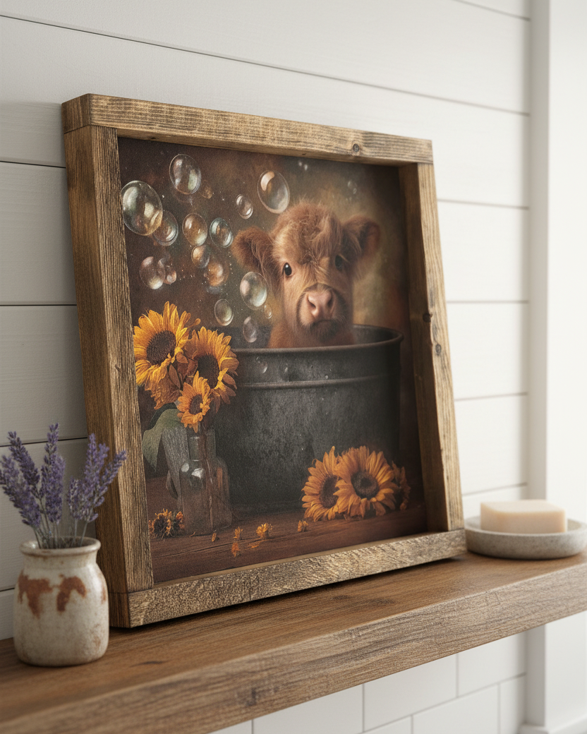 Bubble Day Canvas Print