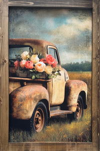 Rusted and Rosey Canvas Print