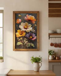Upright In Bloom Canvas Print