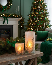 Woodland Pines Forest Candle Holder