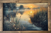 Time, Standing Easy Canvas Print