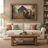 Petals on the Path Canvas Print