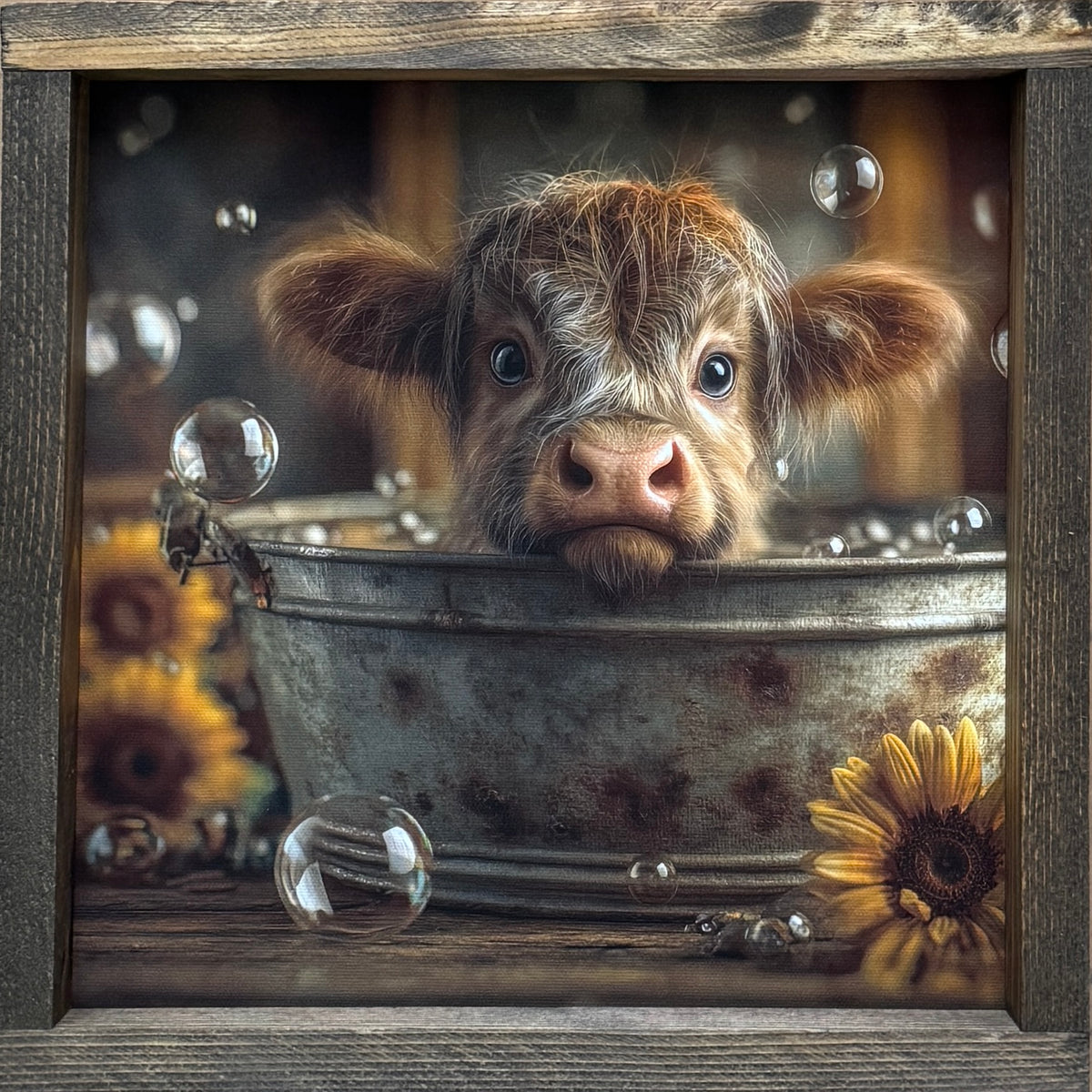 A Warm Little Wash Canvas Print