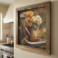 Soft Garden Ritual Canvas Print