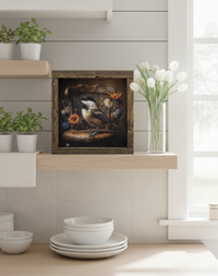 Feathered Pause Canvas Print