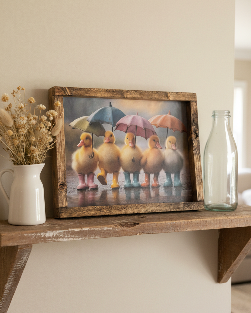 Puddle Patrol Canvas Print