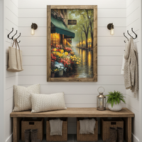 The Evening Flower Shop Canvas Print