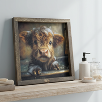 Bathtime Babe Canvas Print
