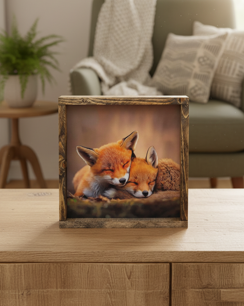 Tucked Together Canvas Print exclusive
