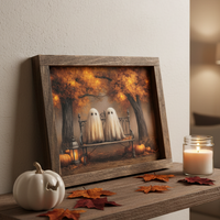 The Haunted Bench Canvas Print