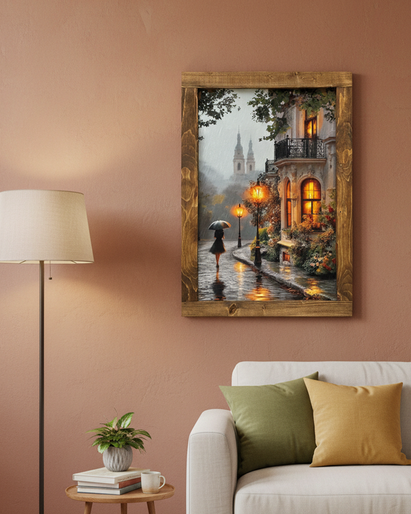 The Quiet Walk Home Canvas Print Exclusive