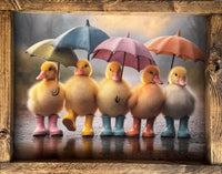 Puddle Patrol Canvas Print