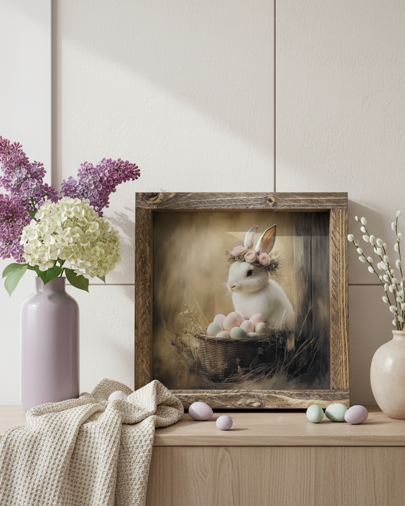 Hoppy Easter Canvas Print