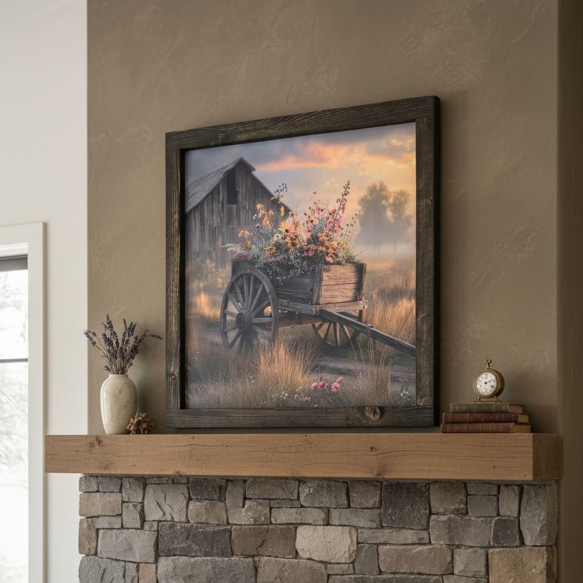 Bloomed in Grass Canvas Print