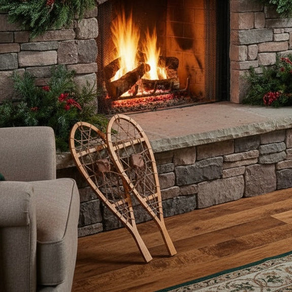 Decorative Wood Snowshoes