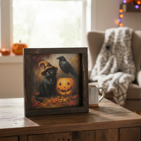 Black Cat Moon Magic Canvas Print Exclusive