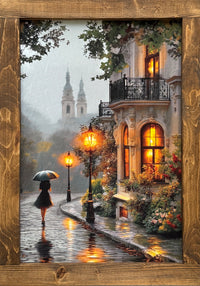The Quiet Walk Home Canvas Print Exclusive