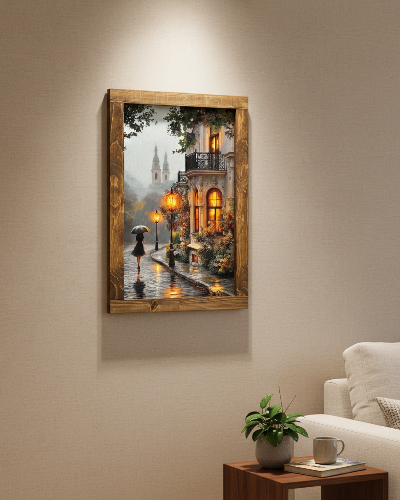 The Quiet Walk Home Canvas Print Exclusive
