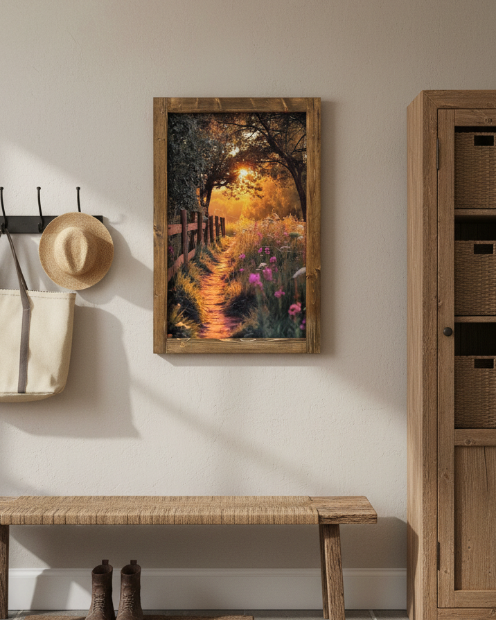 Path Of Gold Canvas Print Exclusive
