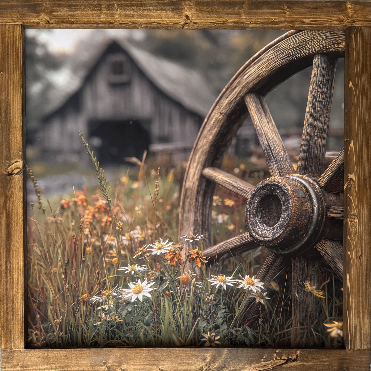 Turned Toward Spring Canvas Print