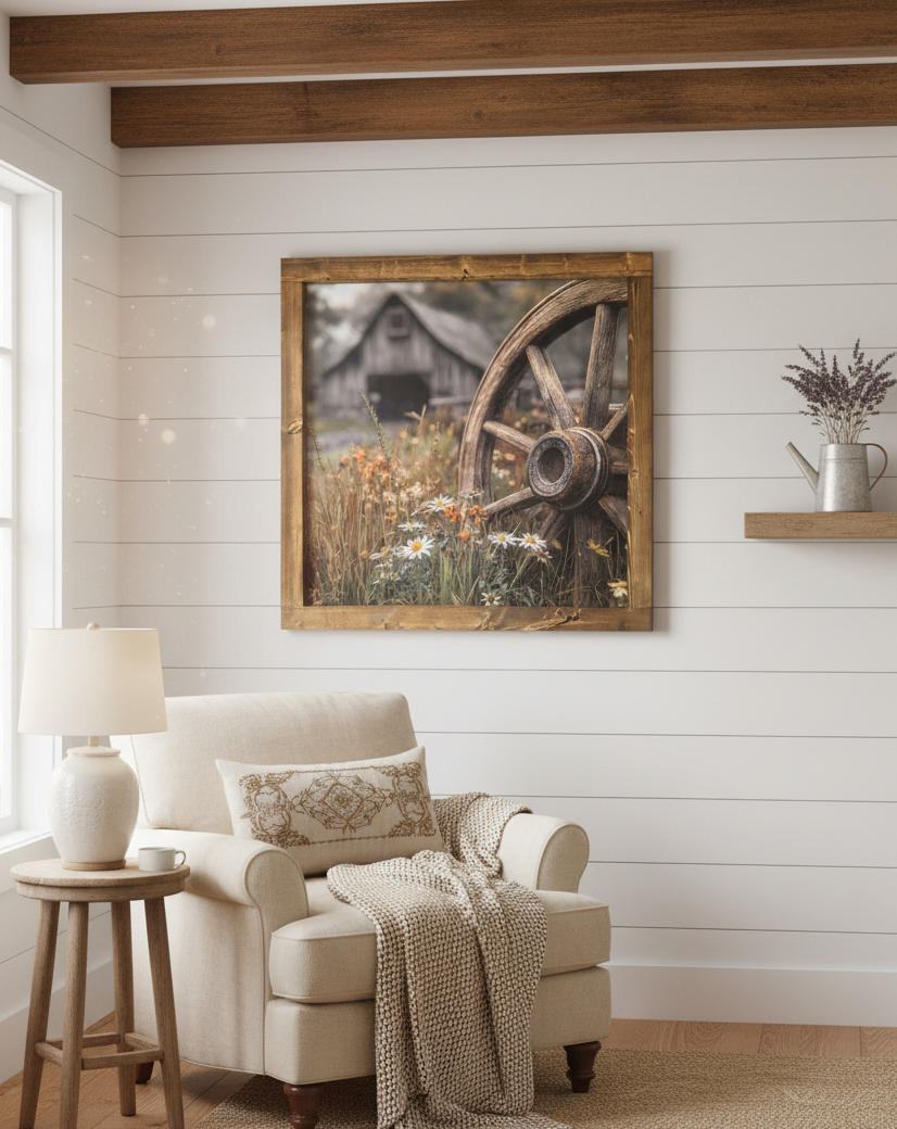 Turned Toward Spring Canvas Print