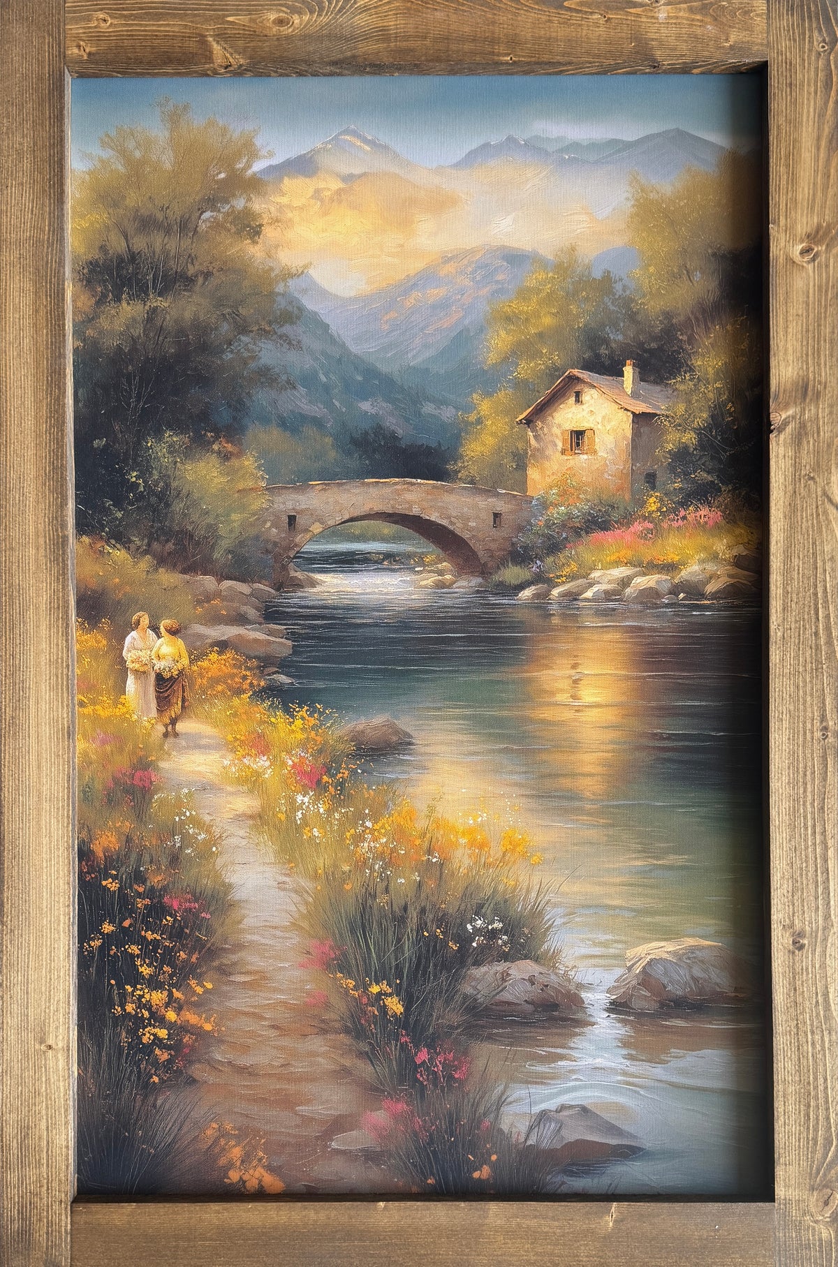 Riverbend Stroll Canvas Print Exclusive