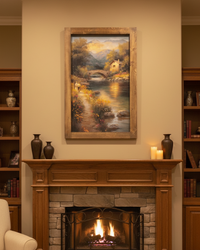 Riverbend Stroll Canvas Print Exclusive