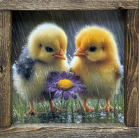 First Spring Friends Canvas Print